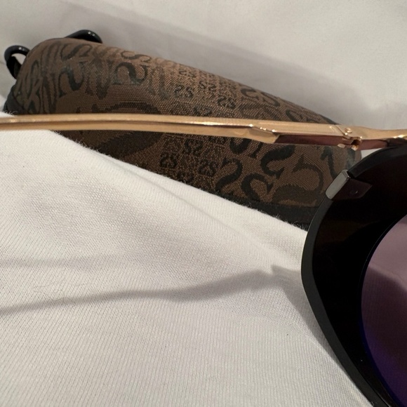 NEW! DITA NACHT ONE DTS 108; BALCK WITH GOLD FRAME GREY GRADIENT LENS - Picture 7 of 7